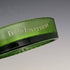 British Antique Butter Dish Silver Plate & Green Glass Inner